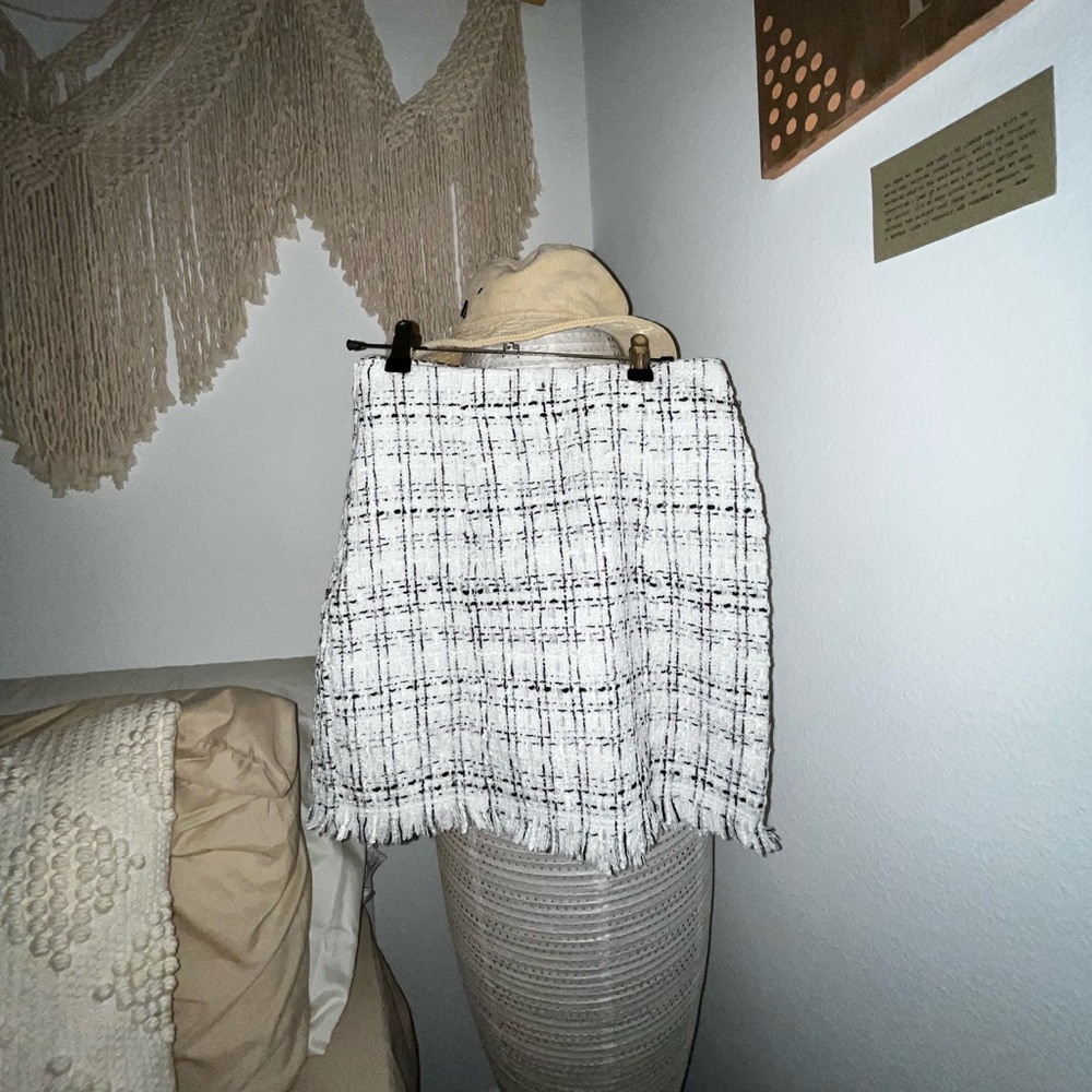 Black and white skirt